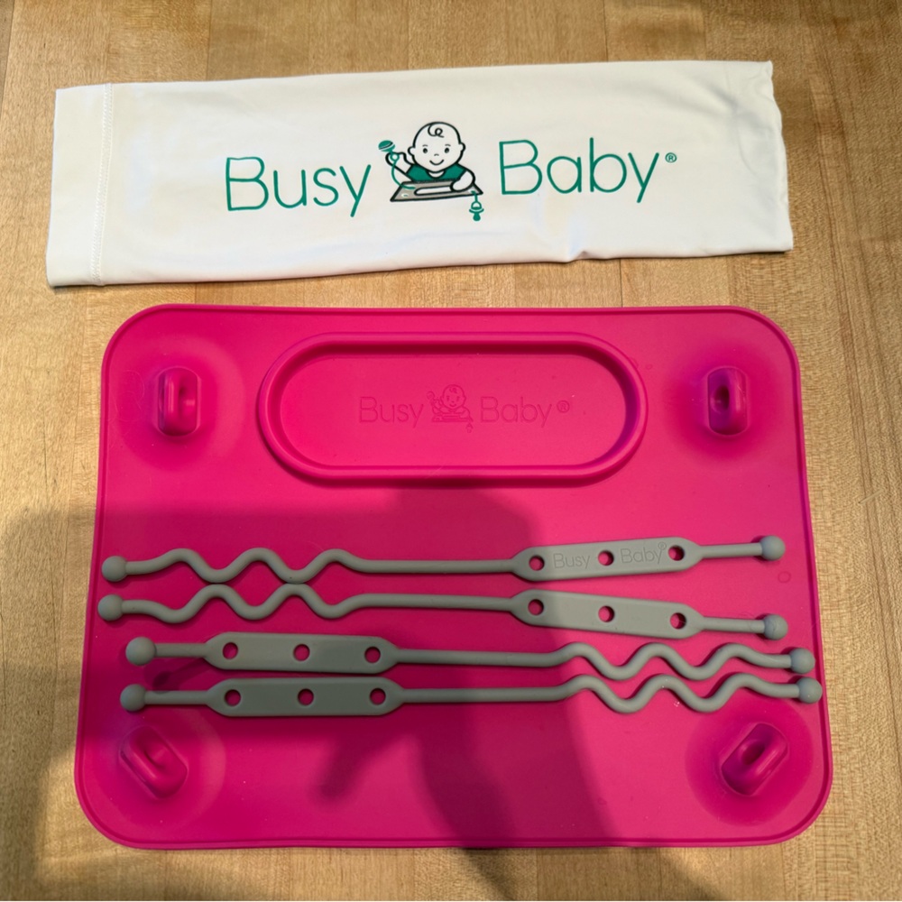 Busy Baby Pink Silicone Play Mat / Placemat